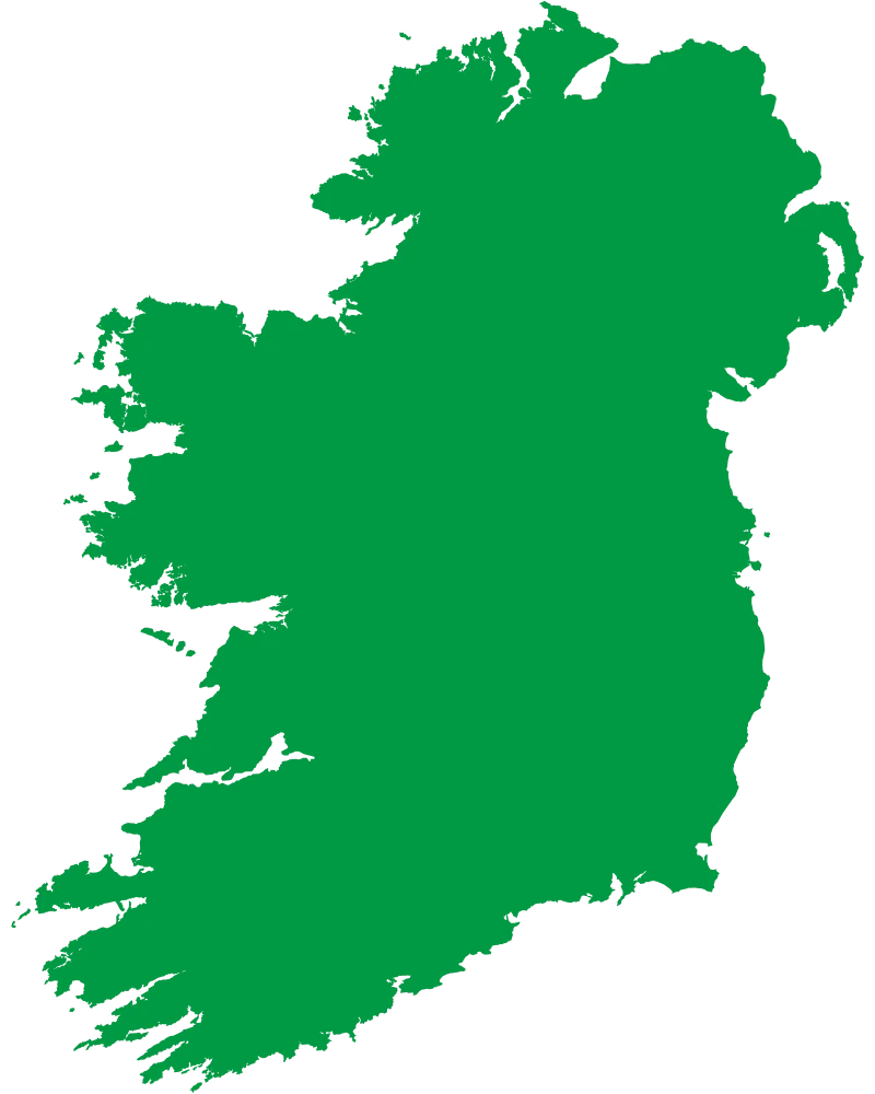 Ireland Luxury Golf Map
